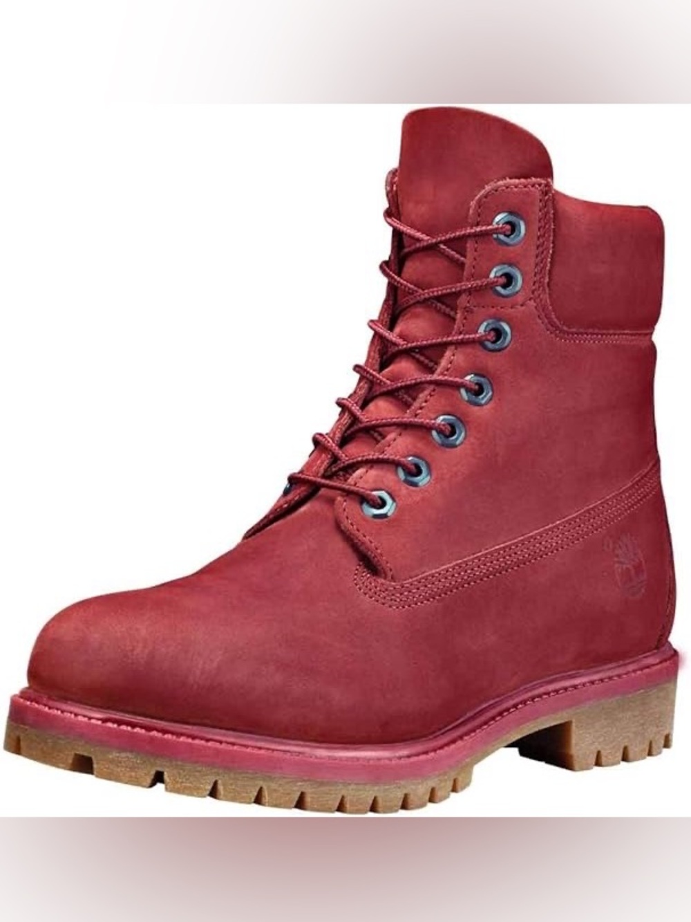 Timberland Men's 6" Premium Waterproof Boot Pomegranate Waterbuck 8.5 D US - Picture 3 of 8